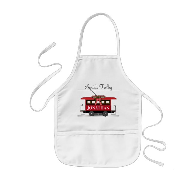Tablier Enfant Apron d'embarcation pour enfants de Père Noël Trol (Devant)