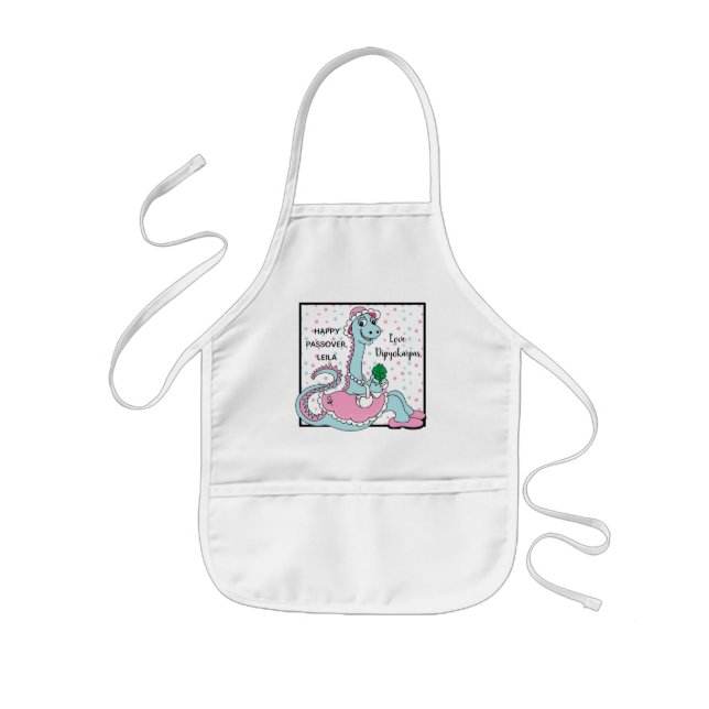 Tablier Enfant Apron Dipyokarpas Dinosaur (Devant)