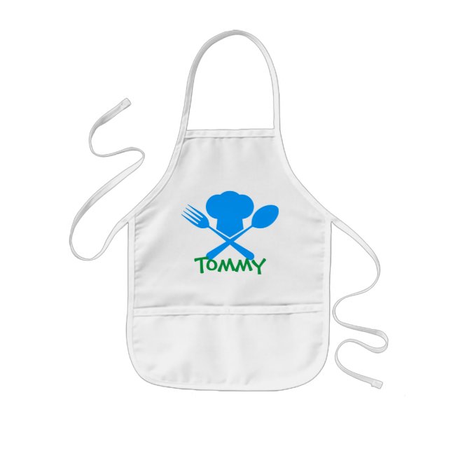 Tablier Enfant Armoiries du chef bleu (Devant)
