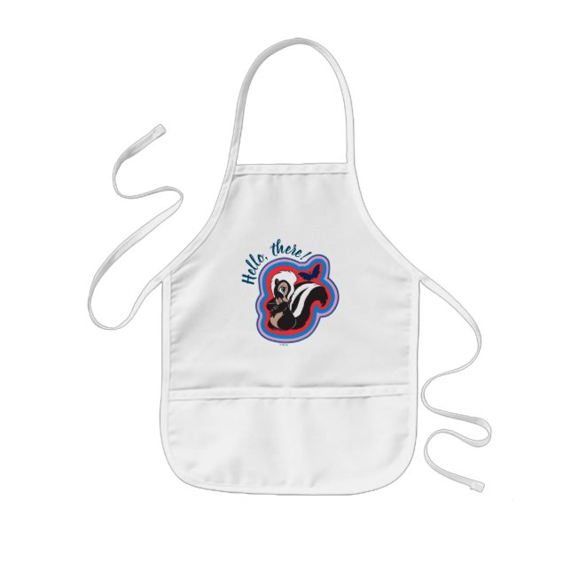 Tablier Enfant Badge de fleurs et papillons Bambi (Devant)