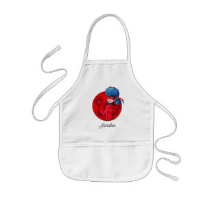 Tablier Enfant Badge rouge Ladybug