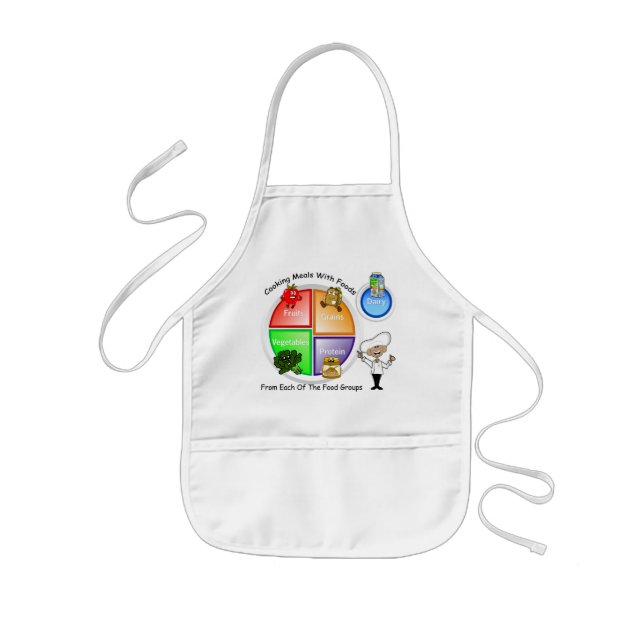 Tablier Enfant Badine mon tablier de plat (Devant)