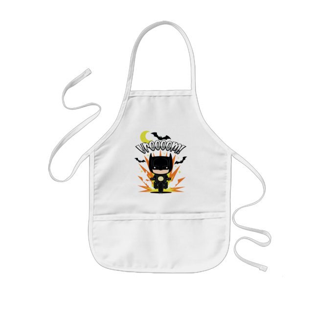 Tablier Enfant Batcycle Chibi Batman (Devant)