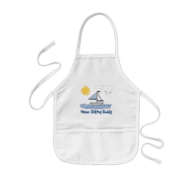 Tablier Enfant Bateau à voile O Baking Buddy (Devant)