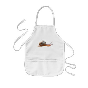 Tablier Enfant Bavoir de bébé de ~ d'escargot