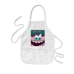 Tablier Enfant BBQ à cuire personnalisable rose du copain NOM de