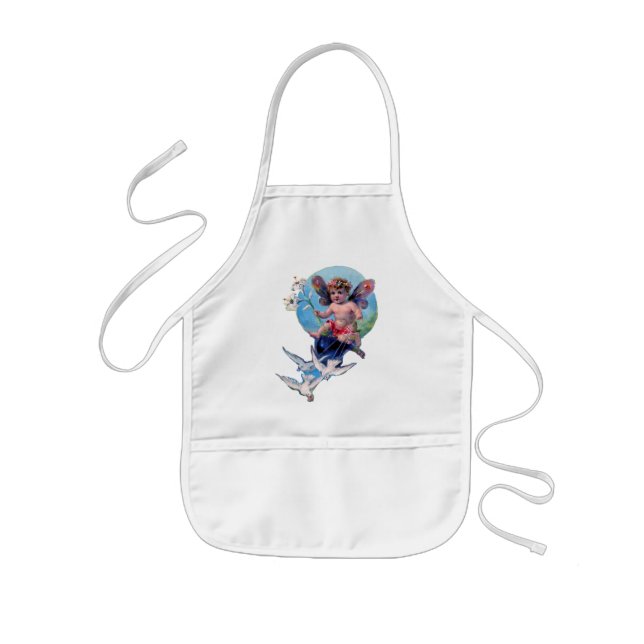 TABLIER ENFANT BÉBÉ FAIRY AVEC DES CHÈNES (Devant)