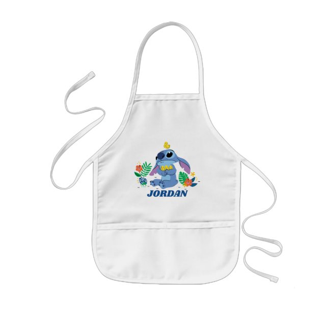 Tablier Enfant Bébés de Pâques en peluche (Devant)