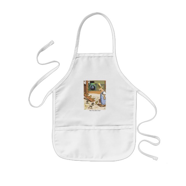 Tablier Enfant Biker Chicks blanc enfants cuisinier tablier (Devant)