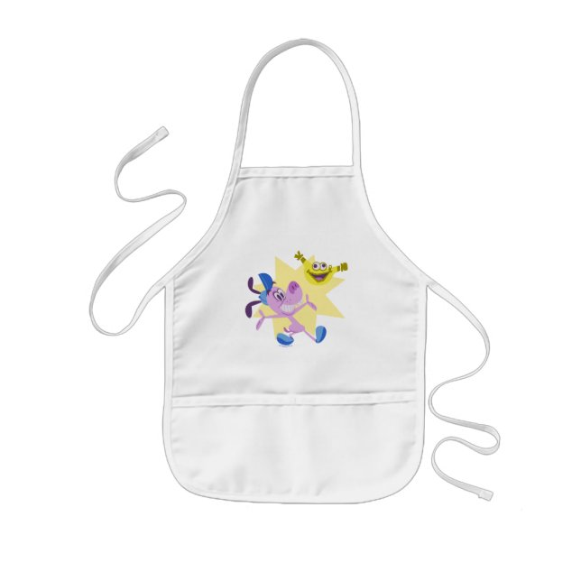 Tablier Enfant Bloofy et Pouchy (Devant)