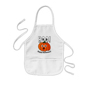 Tablier Enfant BOO ! Un Citrouille parlé
