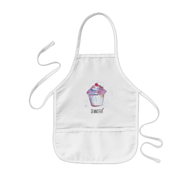 Tablier Enfant Boulangerie personnalisée de petit gâteau (Devant)
