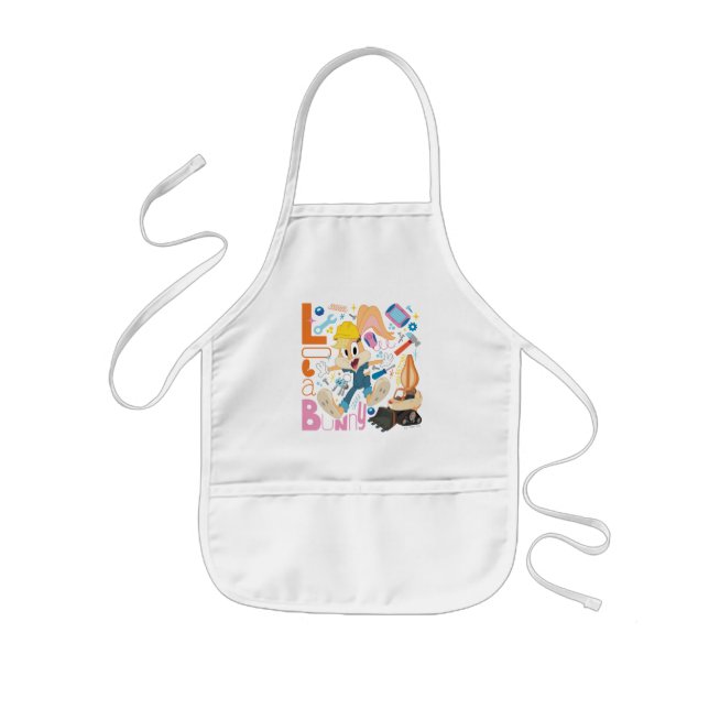 Tablier Enfant BUGS BUNNY BUILDERS™| Lola Bunny Work Tools (Devant)