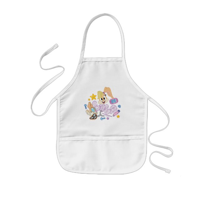 Tablier Enfant BUGS BUNNY BUILDERS™| Lola Sketch Art (Devant)