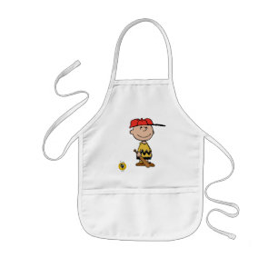 Tablier Enfant cacahuètes   Charlie Brown Baseball Smile