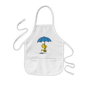 Tablier Enfant cacahuètes Parapluie bleu Woodstock