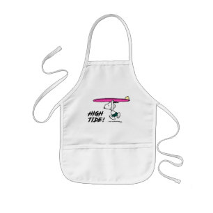 Tablier Enfant cacahuètes   Snoopy Courir sur le Surf