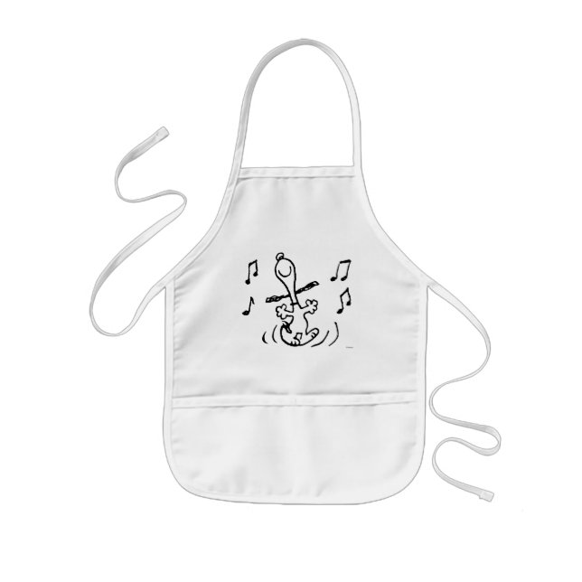 Tablier Enfant cacahuètes | Snoopy Dancing (Devant)