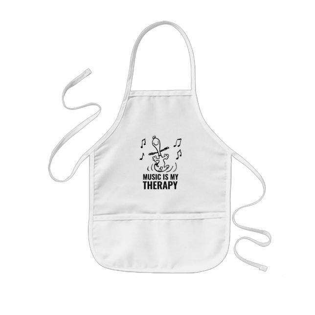 Tablier Enfant cacahuètes | Snoopy Dancing (Devant)