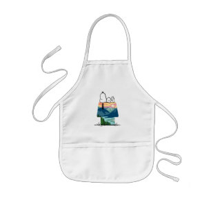 Tablier Enfant cacahuètes   Snoopy Dog House Go Wild