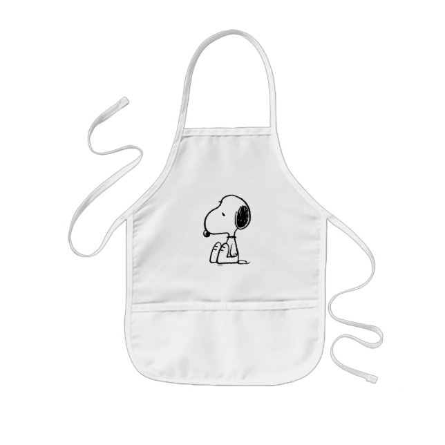 Tablier Enfant cacahuètes | Snoopy En Bas (Devant)