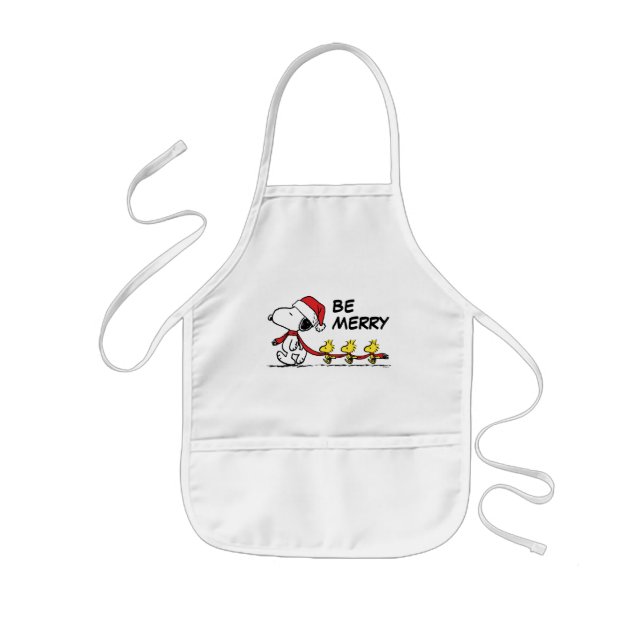 Tablier Enfant cacahuètes | Snoopy & Friends Winter Scarf (Devant)