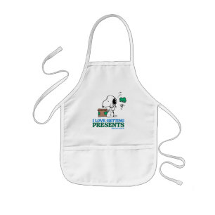 Tablier Enfant cacahuètes   Snoopy I Love Obtenir des présentatio
