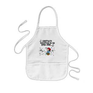 Tablier Enfant cacahuètes   Torréfaction des châtaignes de Lucy