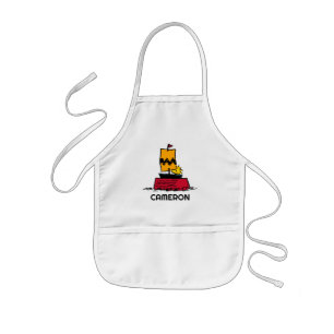 Tablier Enfant cacahuètes   Woodstock Snoopy Plat Bateau à voile