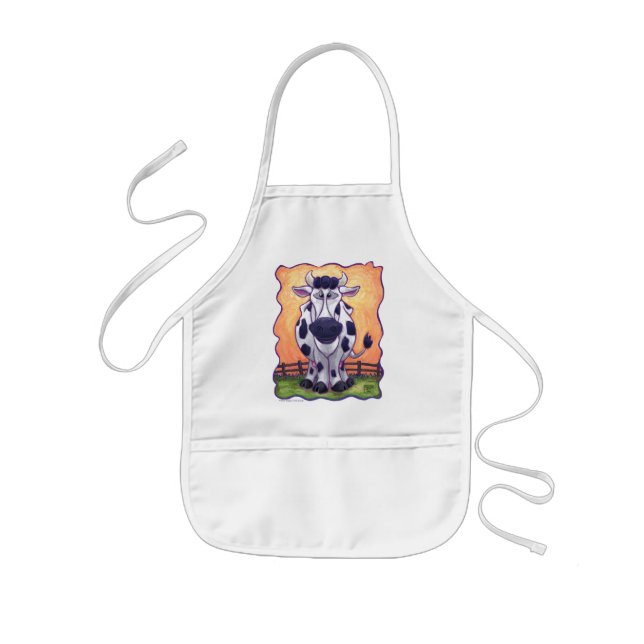 Tablier Enfant Cadeaux et accessoires de vache (Devant)