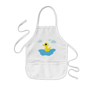 Tablier Enfant Canard en caoutchouc