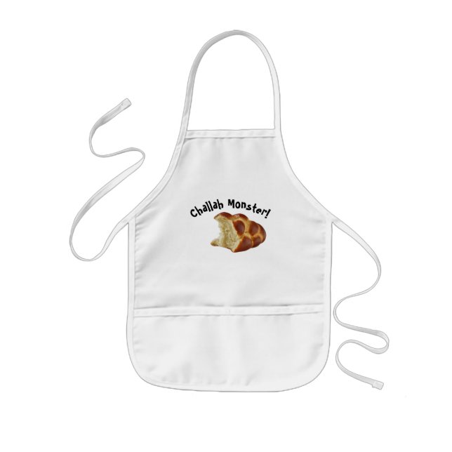 Tablier Enfant Challah Monster Shabbat Apron (Devant)