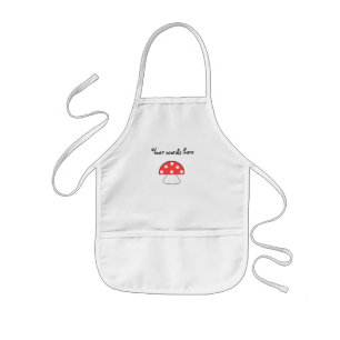 Tablier Enfant Champignon rouge
