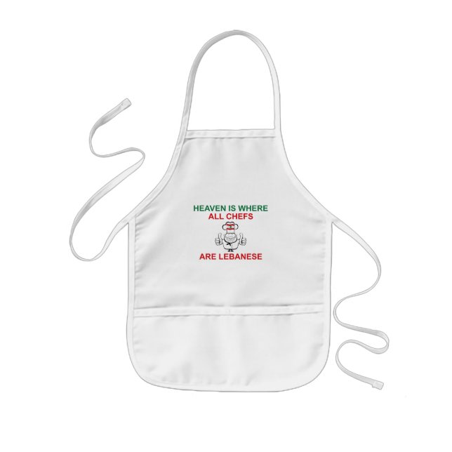 Tablier Enfant Chefs libanais (Devant)