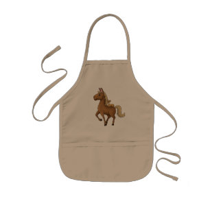 Tablier Enfant Cheval et chat