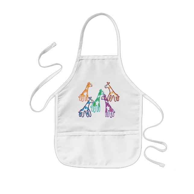 Tablier Enfant Cinq girafes (Devant)