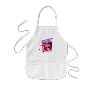 Tablier Enfant Coccinelle   Spots Sur Graphique Violet