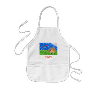 Tablier Enfant Coeurs de hérisson !