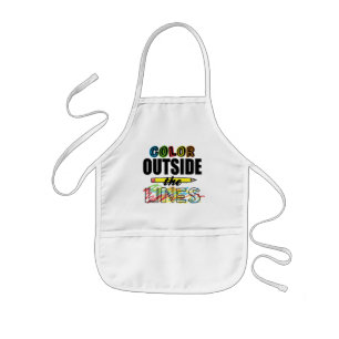 Tablier Enfant Color Outside The Lines