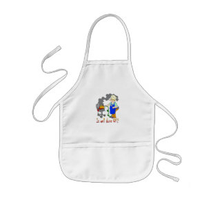Tablier Enfant Conception drôle de barbecue - est bien fait