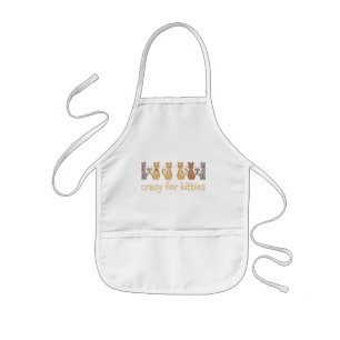 Tablier Enfant Crazy For Kitties T-shirts et cadeaux
