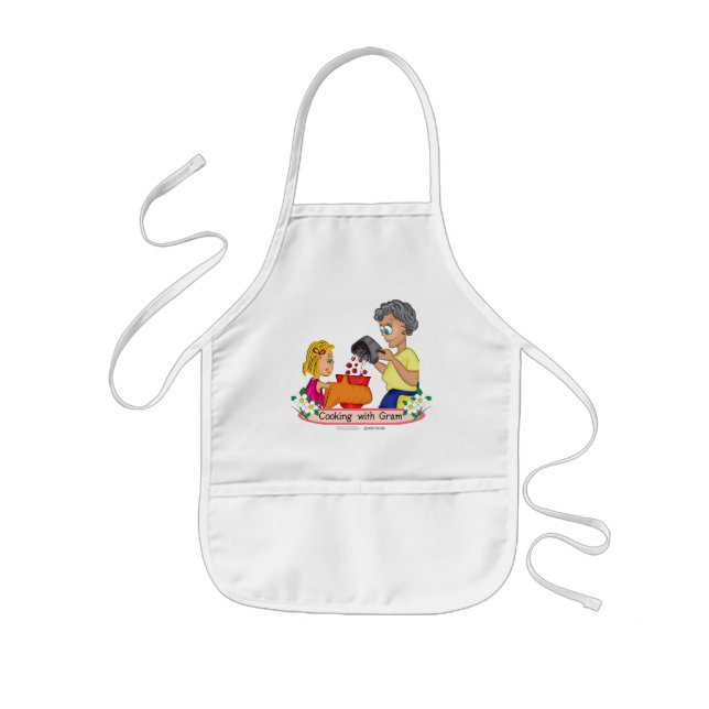 Tablier Enfant Cuisson avec le tablier de gramme (Devant)