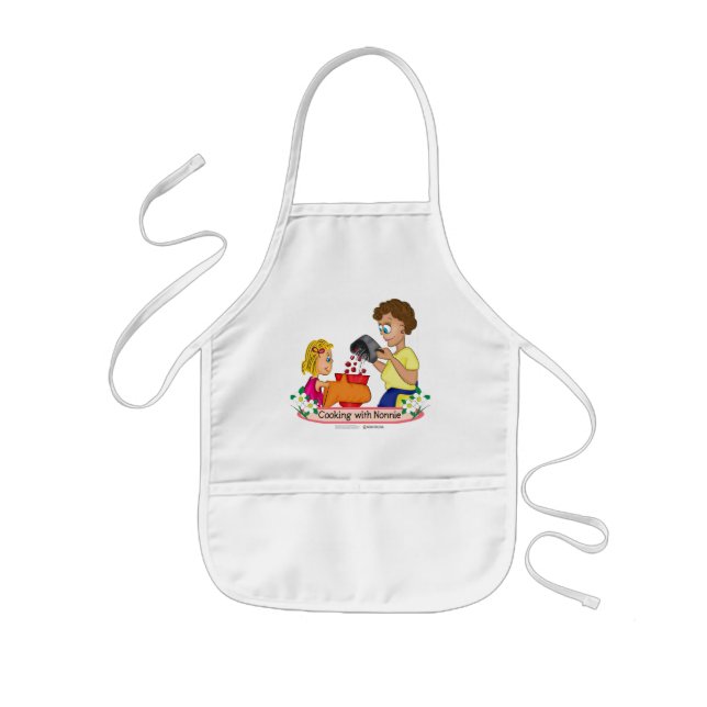Tablier Enfant Cuisson avec le tablier de Nonnie (Devant)