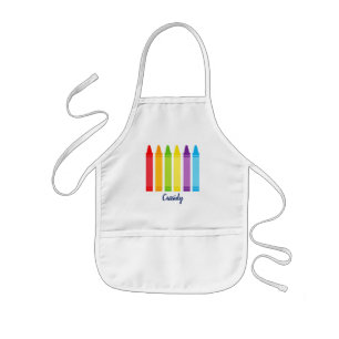 Tablier Enfant Cute Crayon Custom Elementary School
