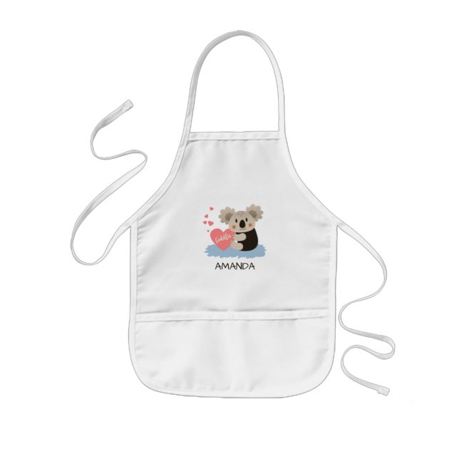 Tablier Enfant Cute Koala Cuddles ID386 (Devant)