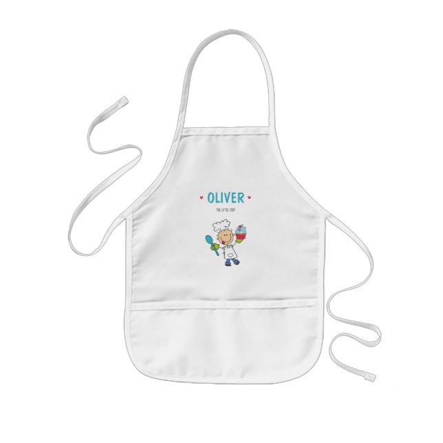 Tablier Enfant Cute Little Chef Baker Boy Apron (Devant)