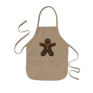 Tablier Enfant Cute pain d'épices Garçon Enfants Vacances Noël Ap