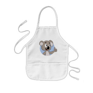 Tablier Enfant Dessin animé d'ours koala