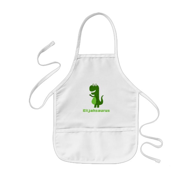 Tablier Enfant Dinosaure personnalisé (Devant)