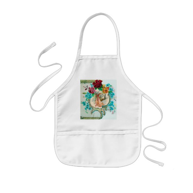 Tablier Enfant DOUCHE STORK BABY GiRL (Devant)